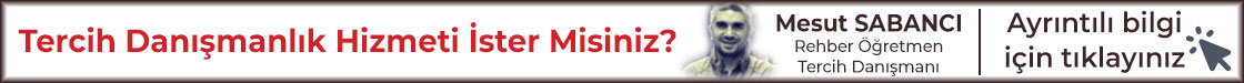 Mesut Sabancı Tercih Danışmanlığı, Üniversite Tercihleri için üniversite adaylarına YKS Tercih Danışmanlığı