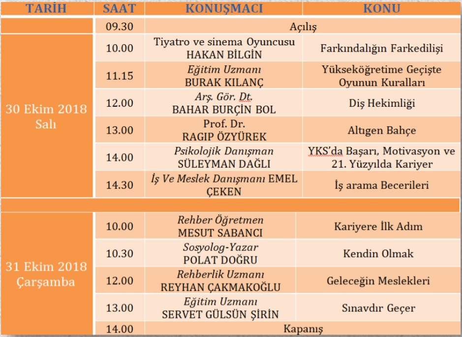 2018 AYKEF fuar programı