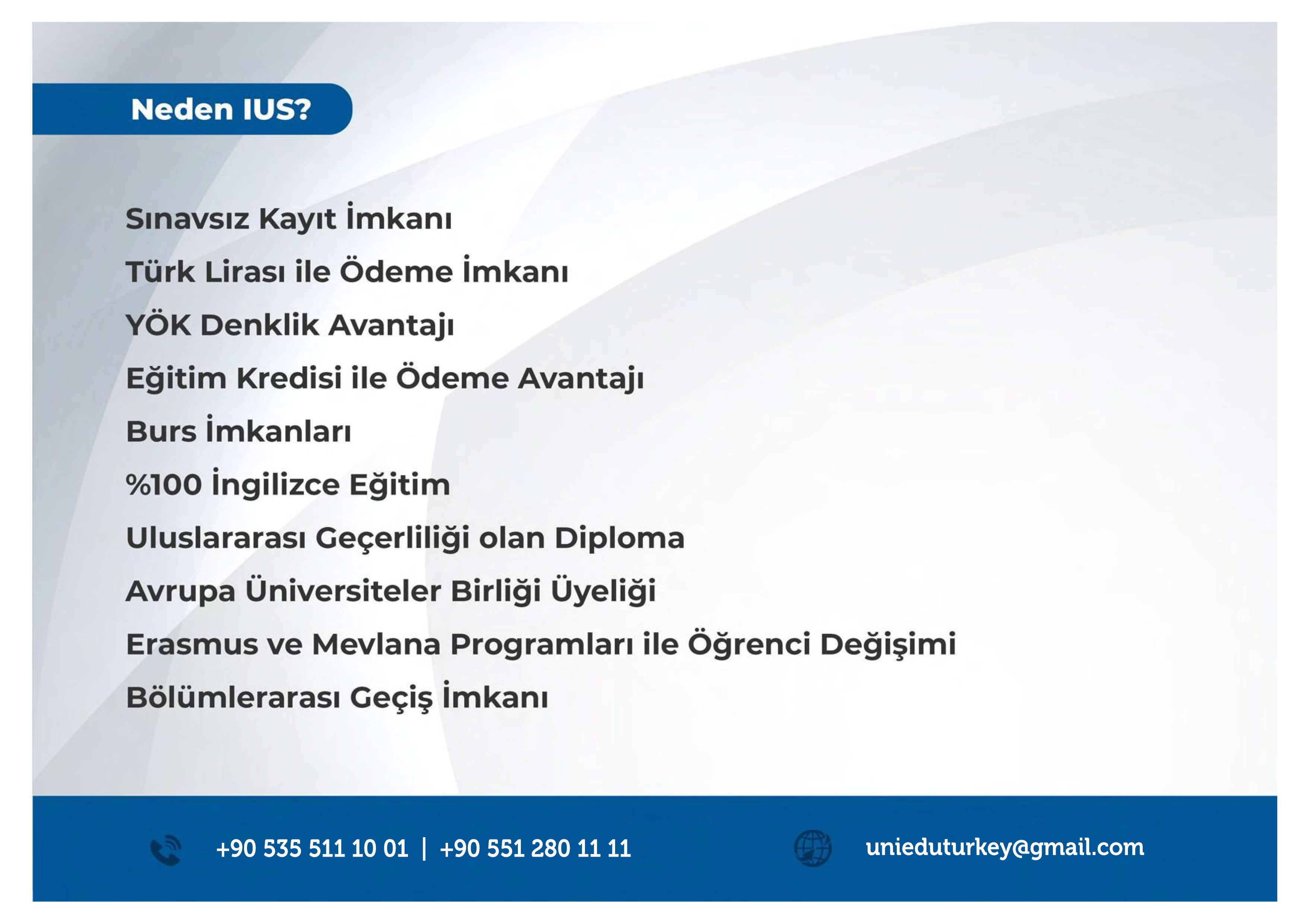 Neden Uluslararası Saraybosna Üniversitesi