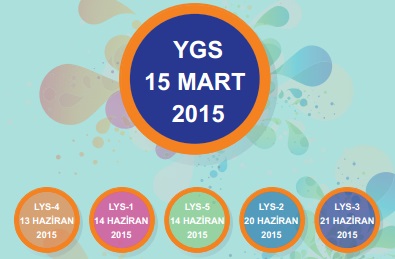 ygs ve lys 2015 sınav takvimi